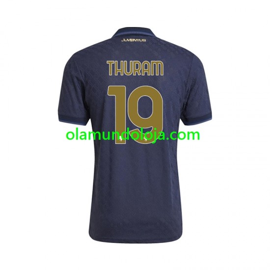 Camisola Juventus Lilian Thuram 19 Homem Equipamento Terceiro 2024-2025 Manga Curta